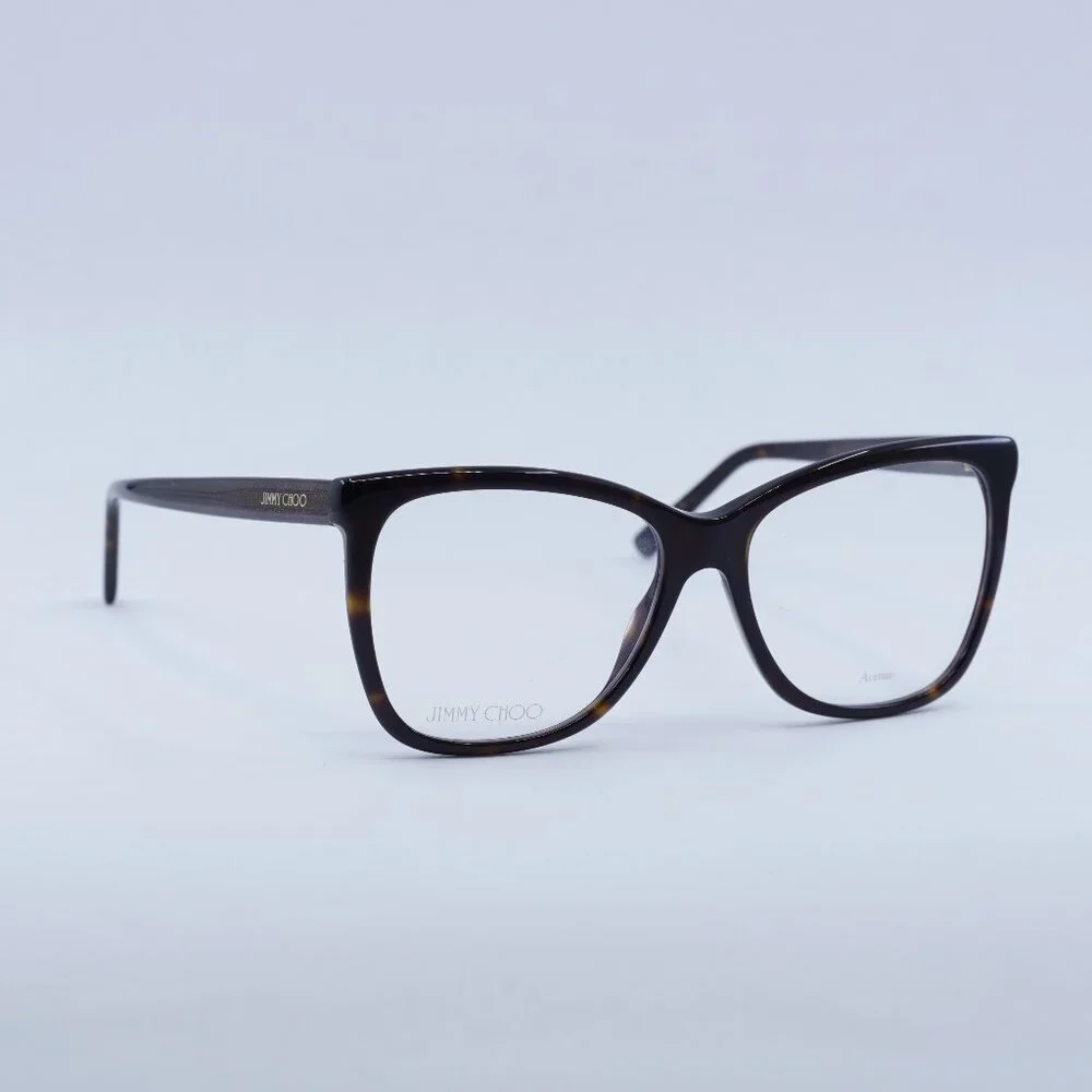 Jimmy Choo JC362 0086 00 Eyeglasses Havana 55mm Butterfly Frame
